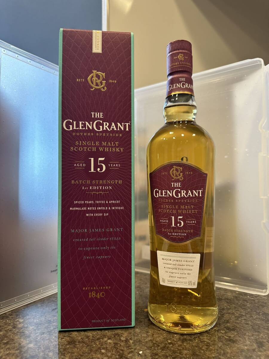 [ not yet . plug ]GLENGRANT Glenn gran to15 year SPEYSIDE spec i side single malt SCOTCH WHISKY Scotch whisky 700ml 50%