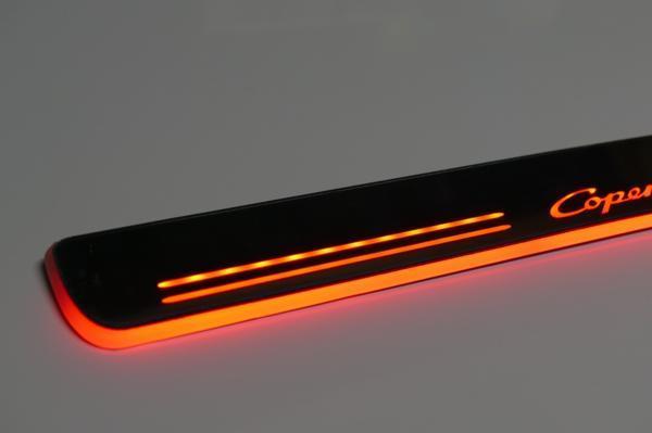 コペン　L880K　LEDスカッフプレート　赤　流れる　Copen　レッド_画像6