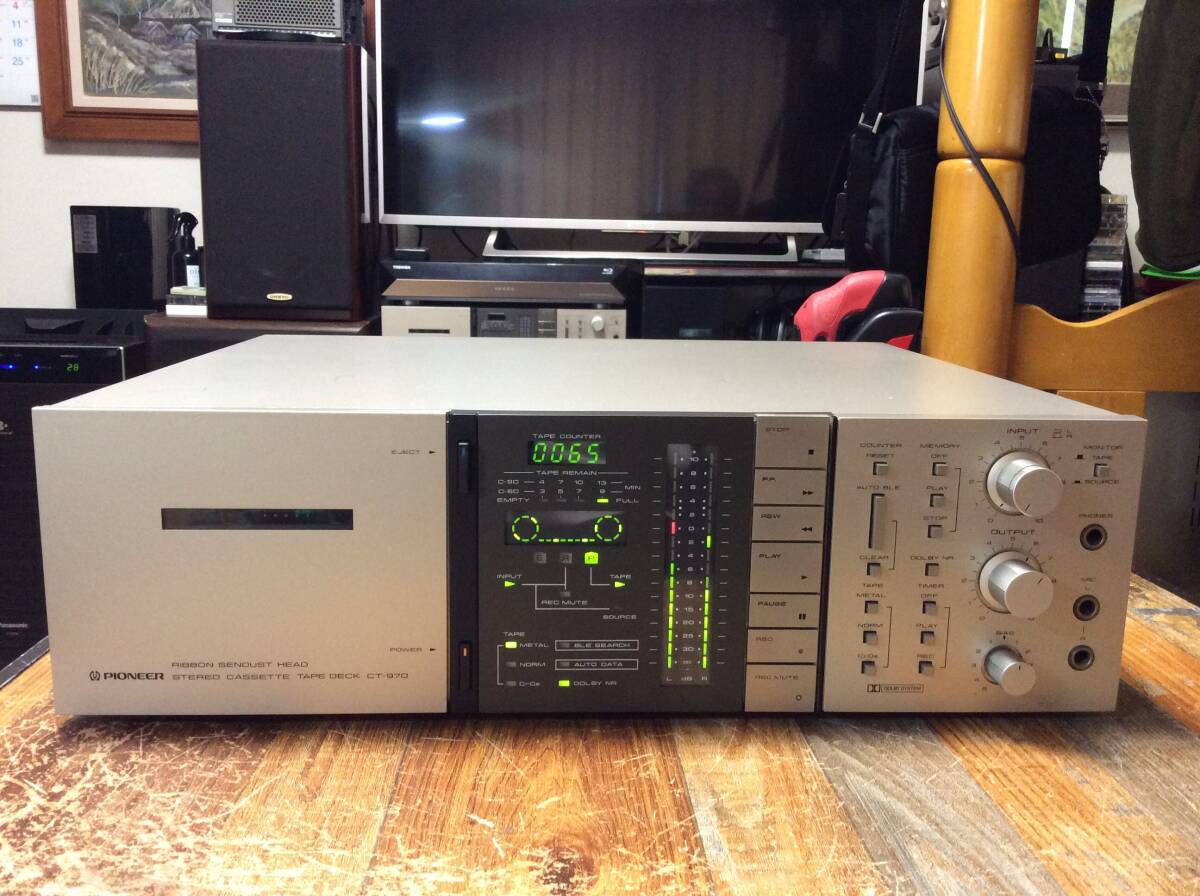 整備・動作品・Pioneer　CT970　その１　外装の状態は良好！_画像1