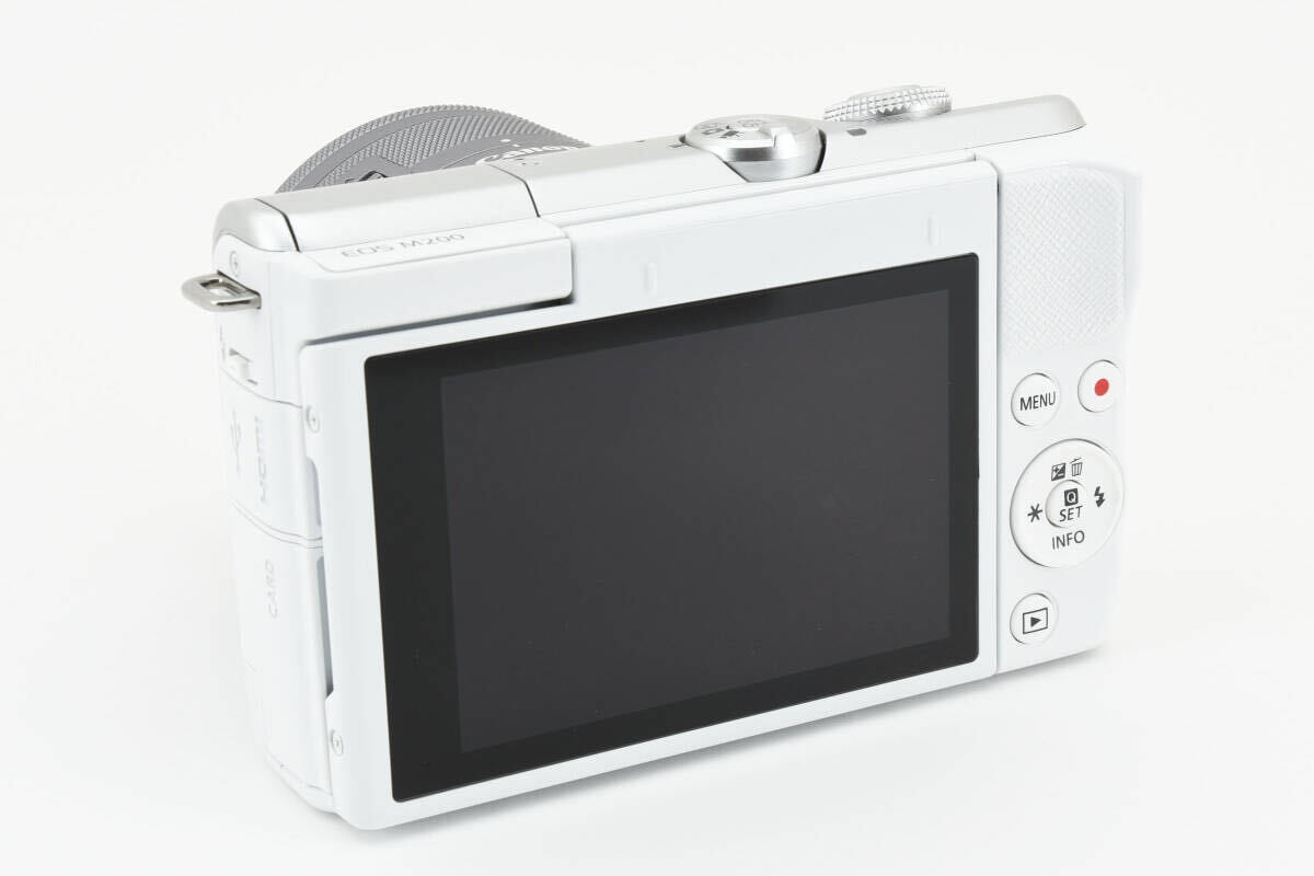 【美品】キャノン Canon EOS M200 15-45mm レンズキット 《人気のホワイトカラー》           MY040465A3014の画像7
