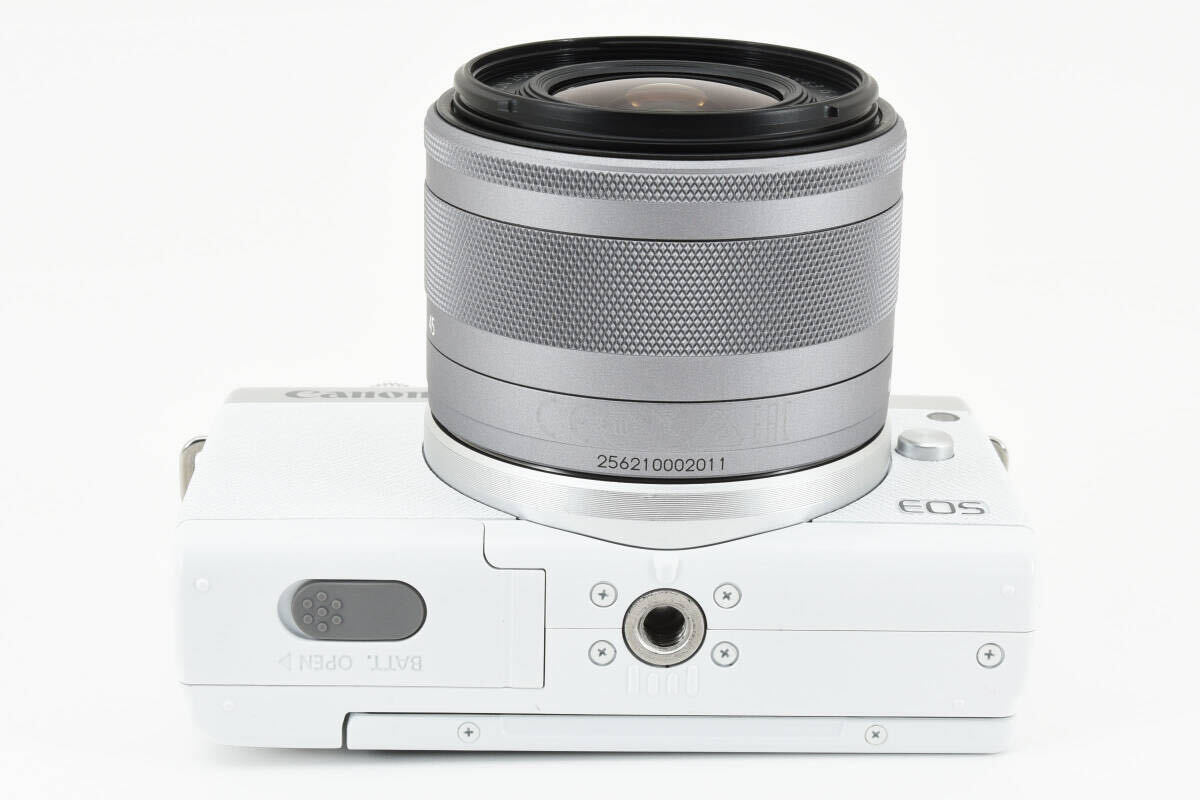 【美品】キャノン Canon EOS M200 15-45mm レンズキット 《人気のホワイトカラー》           MY040465A3014の画像9
