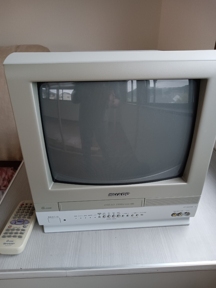 [ video reproduction operation verification settled ] televideo SHARP 14 type Brown tube tv VT-14GY20