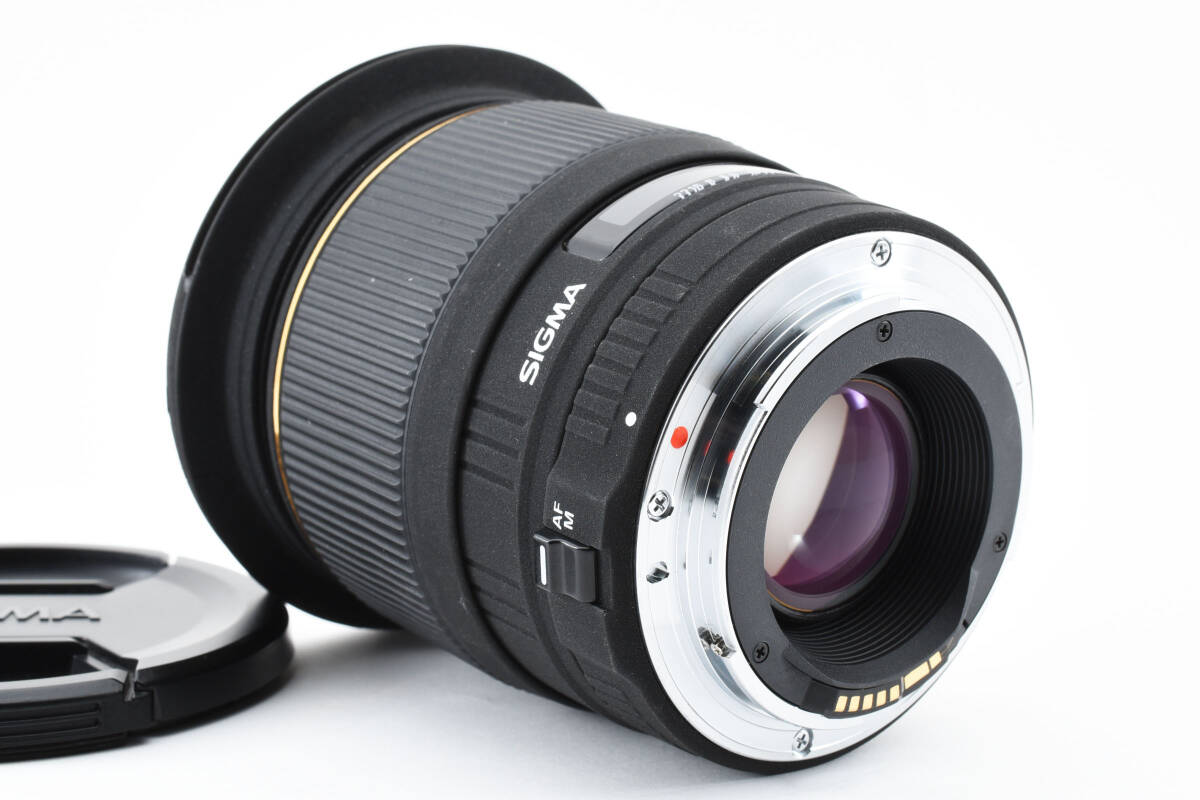 【人気の20mm F1.8レンズ】 シグマ SIGMA AF 20mm F1.8 EX DG ASPH RF キャノン用 前後キャップ付き 現状品 同梱可能 #9102_画像7