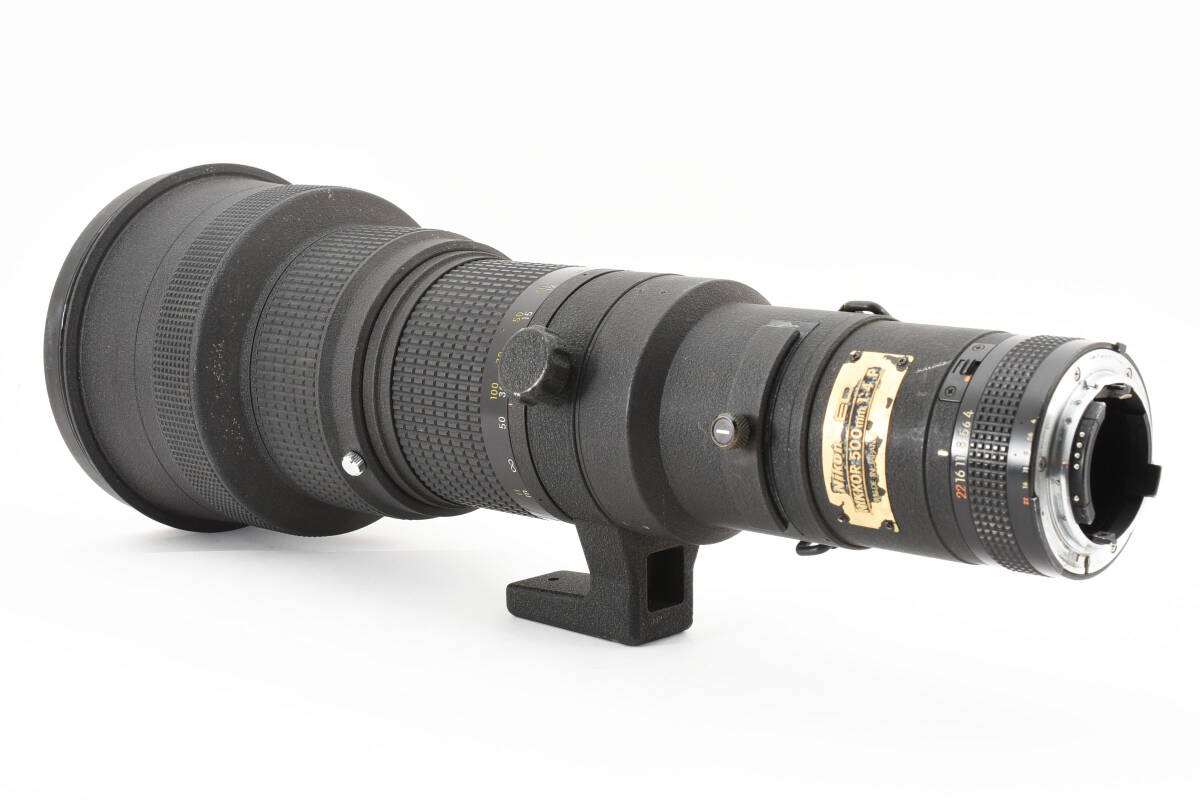 【迫力の500ｍｍレンズ 純正フード付き】　NIKON ニコン AI-S Nikkor ED 500mm F4 P カメラ 現状品 同梱可能 #9120_画像7