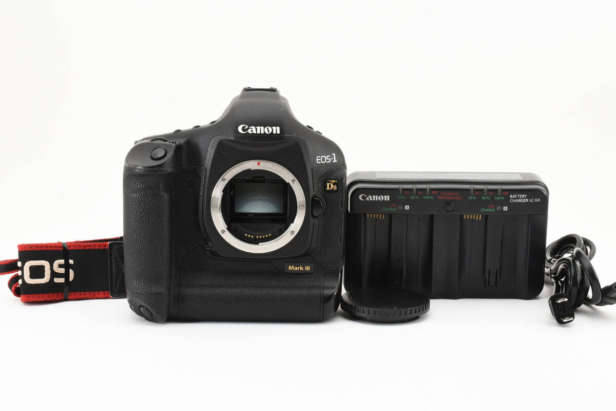 【人気の1Ds MarkIII バッテリー＆充電器付き】　Canon キヤノン EOS 1Ds MarkIII カメラ ボディ 撮影可能 同梱可能 1円 #9132_画像1