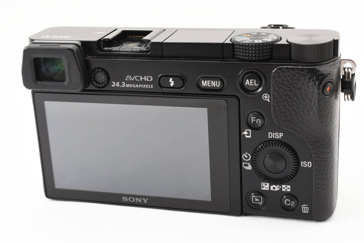 【人気のミラーレス ショット数4946回】 SONY ソニー α6000 ボディ 2430万画素 カメラ 撮影可能 現状品　同梱可能 1円 ＃9122_画像5