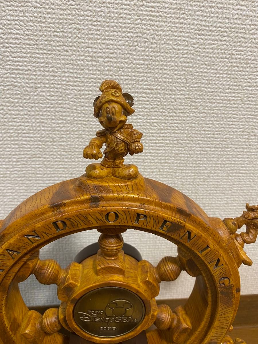 激レア】TDS グランドオープン記念 2001年 WHEEL(舵)&スタンド 激レア】TDS グランドオープン記念 2001年 WHEEL(舵)&スタンド