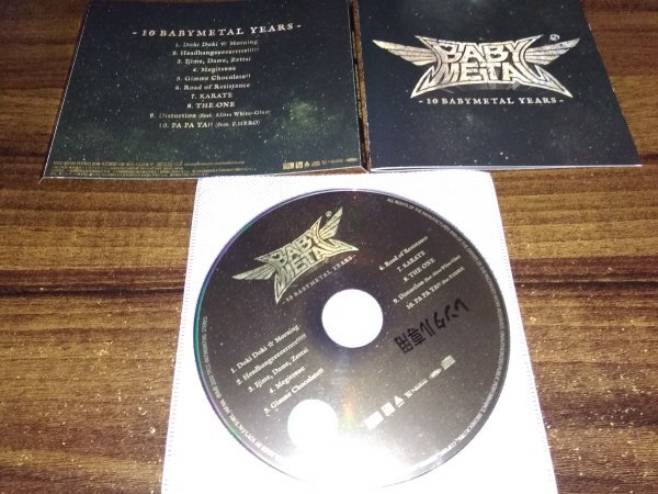 10 BABYMETAL YEARS　CD　 BABYMETAL　ベビーメタル　ベビメタ 　即決　送料200円 514_画像1