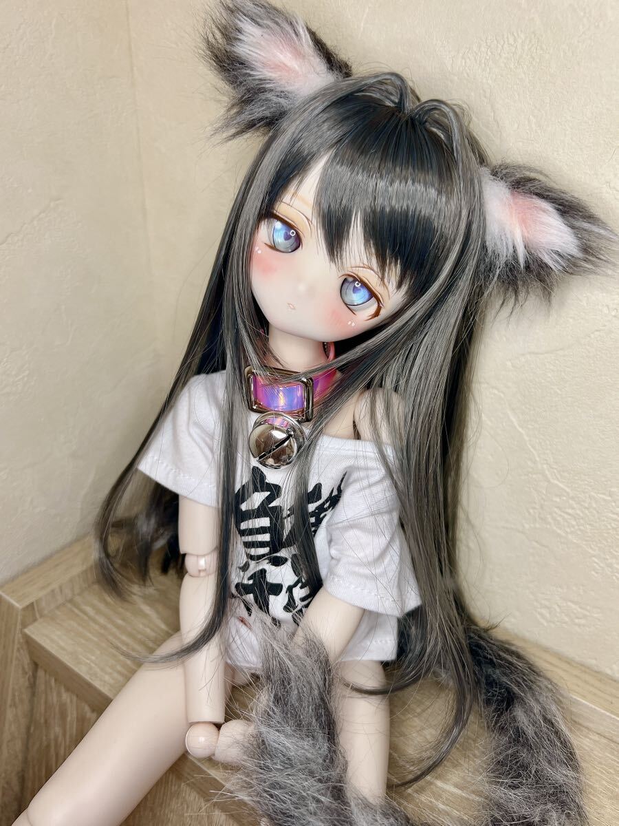 カスタムヘッド DDH-01セミホワイト肌 レジン盛り 難アリ MDD ボークス ドルフィードリーム_画像3