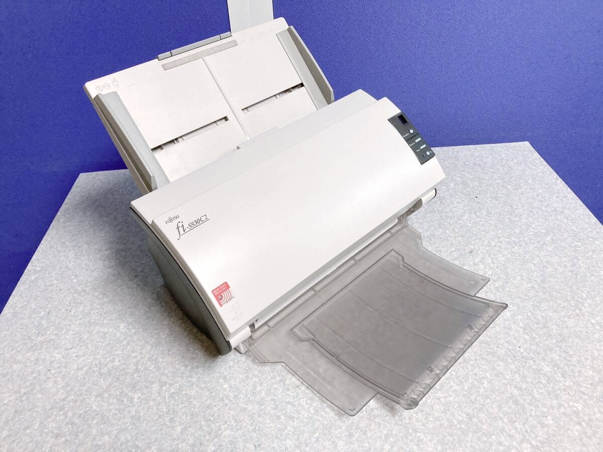 富士通 Image Scanner fi-5530C2 A3対応 両面 スキャナー PFU 業務用 FUJITSU 検fi-7460/fi-7480 _画像2