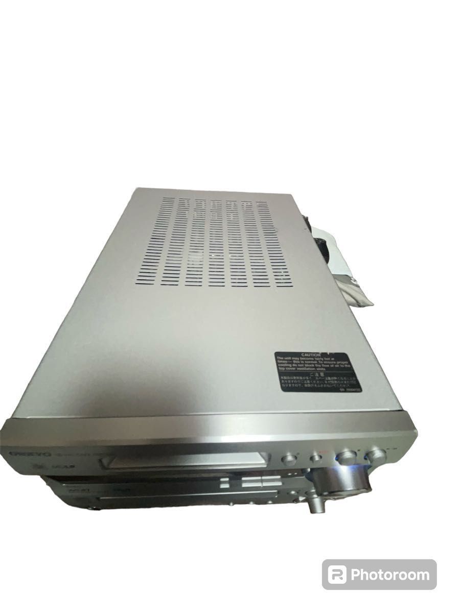 ONKYO CD MDチューナーアンプ FR-N7EX ジャンク　リモコン付