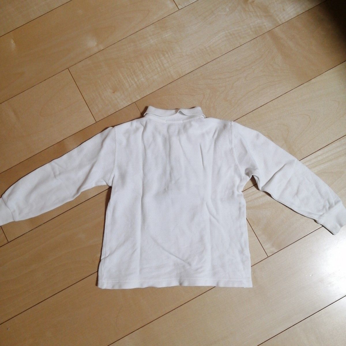 familiar　白　長袖　ポロシャツ　110