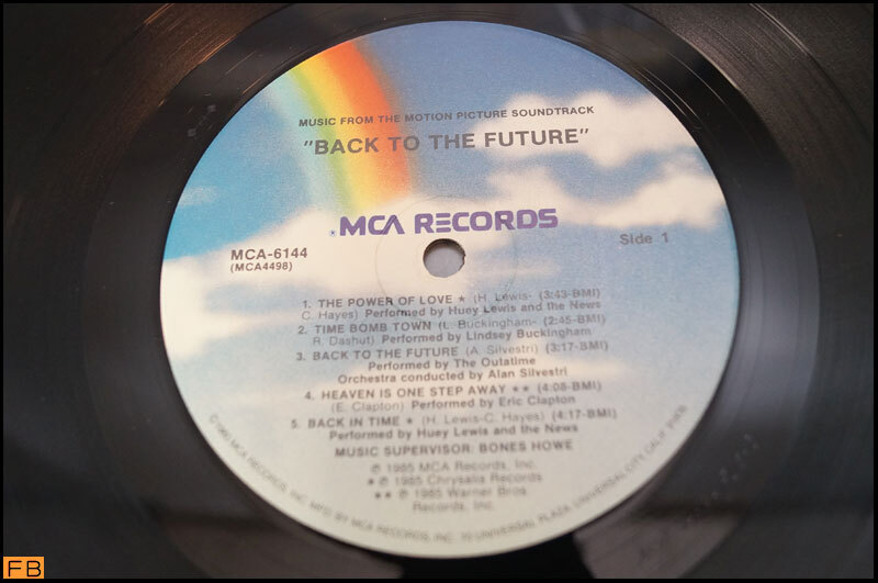 税込◆LP◆Back To The Future (Music From The Motion Picture Soundtrack) MCA6144 シュリンク レコード コレクター 映画音楽-N1-8598_画像3