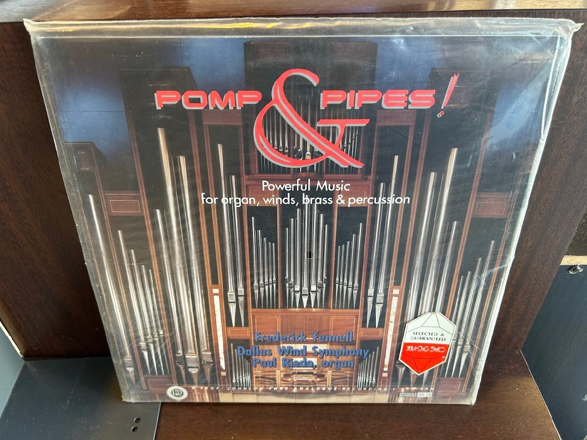 【LP】Dallas Wind Symphony, Frederick Fennell, Paul Riedo / Pomp & Pipes!　未開封_画像1