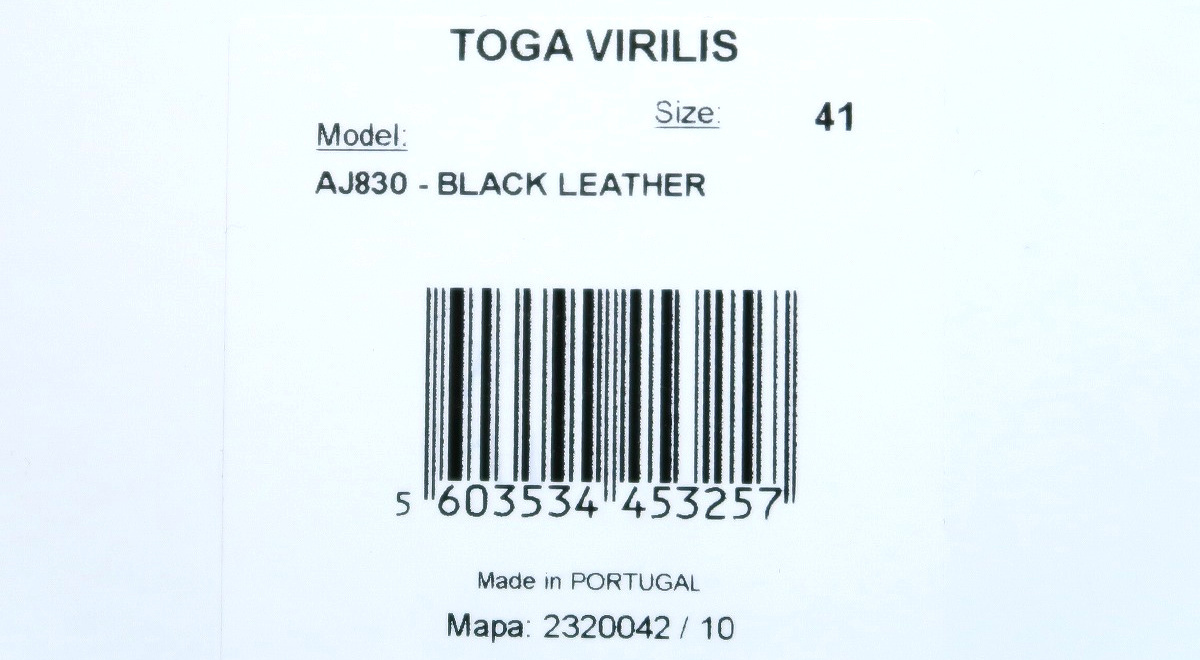 26 新品 TOGA VIRILIS ベルト レザー シャーク サンダル メタル トーガ ビリリース_画像10