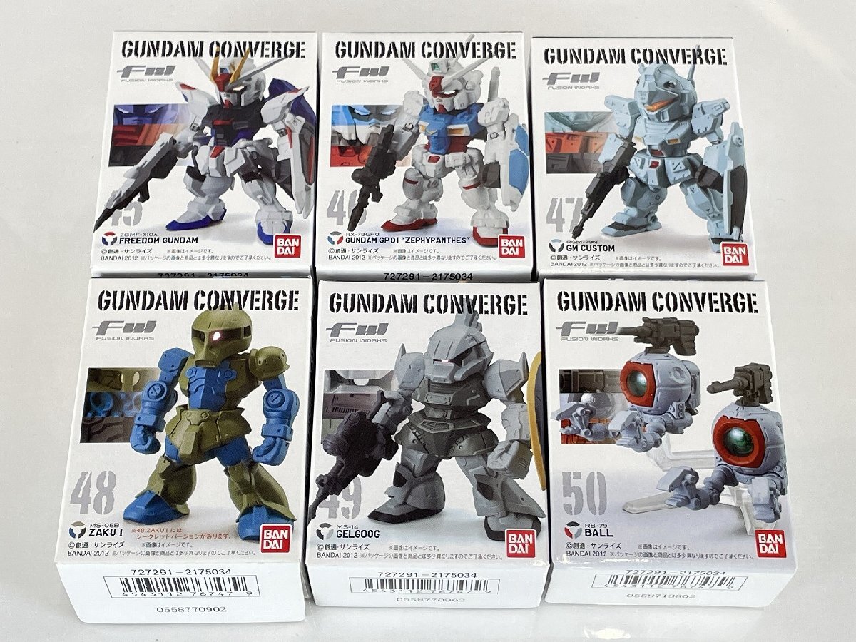 rh 【一部開封済】 FW GUNDAM CONVERGE 8 ガンダム コンバージ 10箱入 全6種+シークレット hi◇69の画像2