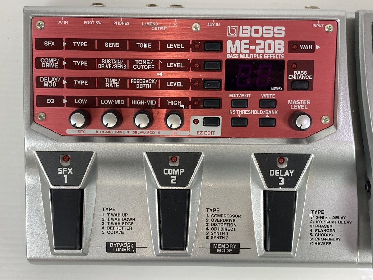 BOSS ME-20B BASS MULTIPLE EFFECTS основа пол мульти- эффектор б/у Boss wa*94