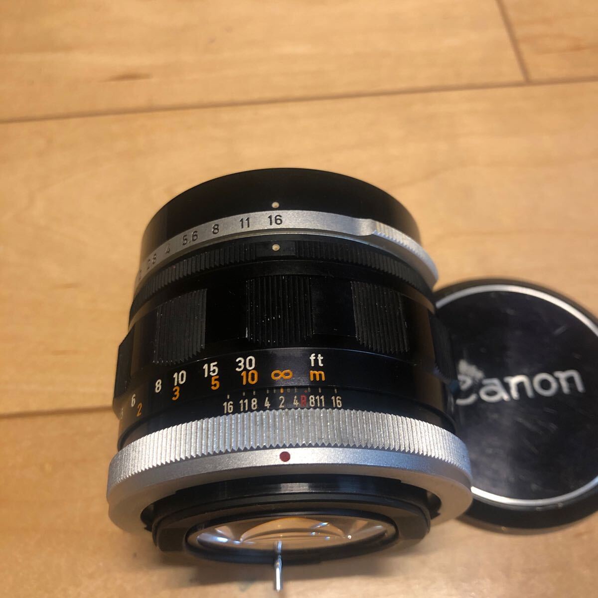 Canon キャノン FL 58mm f1.2 オールドレンズ fed nfdの画像3
