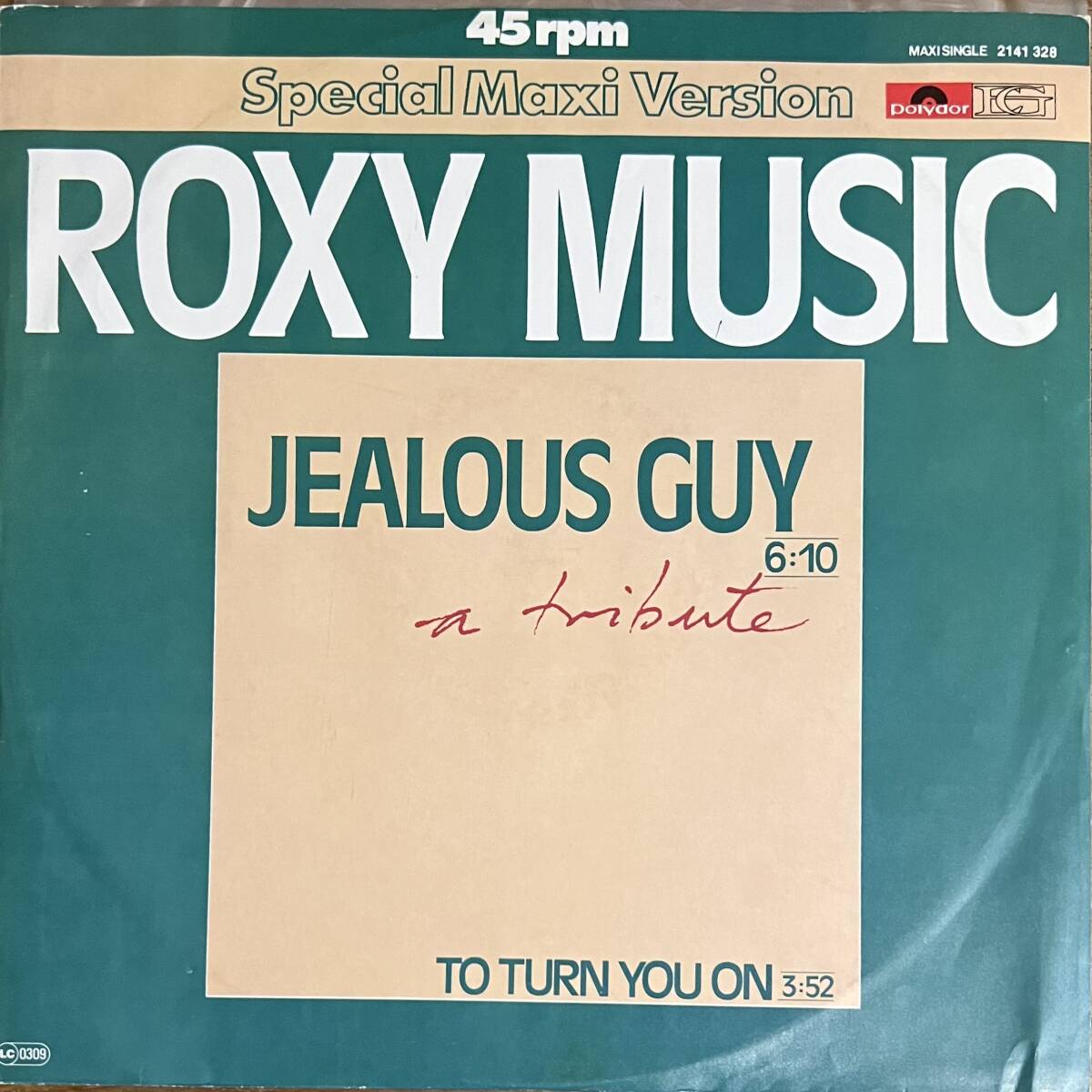 Roxy Music - Jealous Guy_画像1