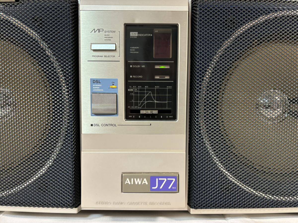 AIWA ラジカセ CS-J77MKII J77 _画像3