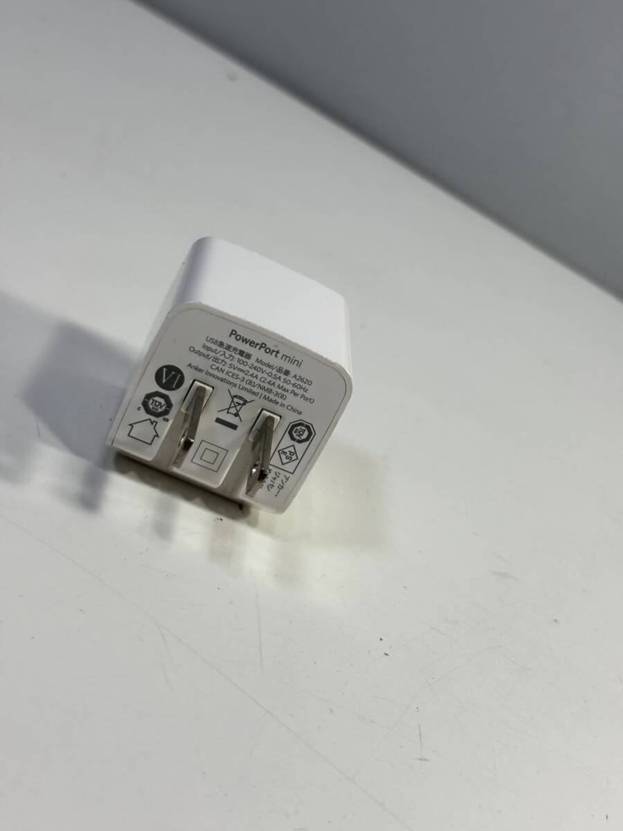 Anker アンカー PowerPort mini A2620 USB 充電器 USED 中古 (R601Aの画像4