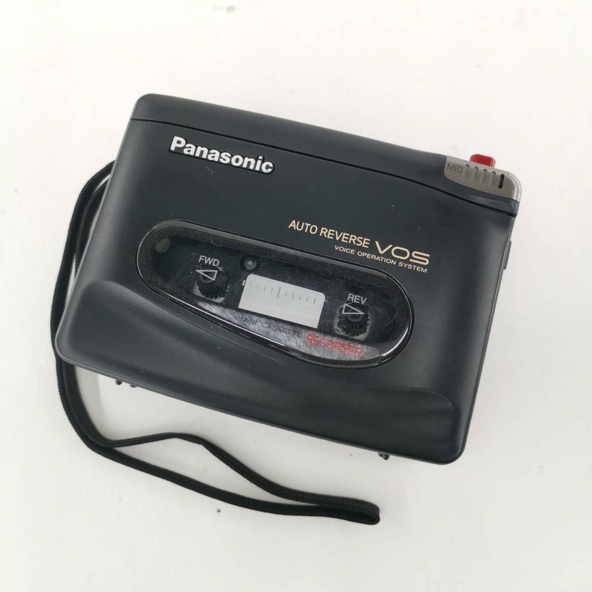 送料無料 Panasonic パナソニック ミニカセットレコーダー RQ-L400 録音/再生 カセットプレーヤー 動作確認済み#12800_画像2
