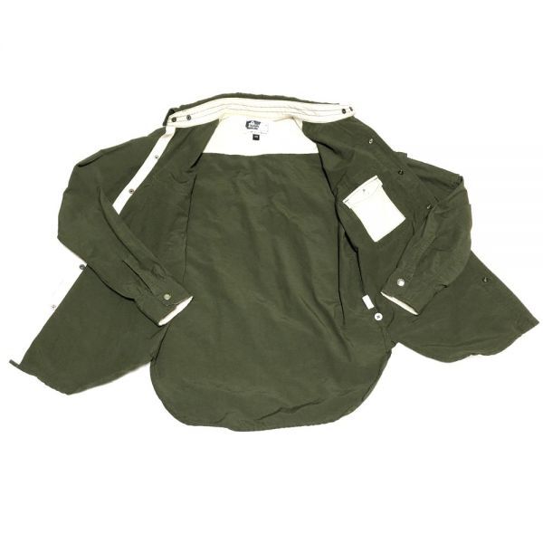 Engineered Garments CPO рубашка XS оливковый милитари одежда, сконструированная и изготовленная на научной основе CPO Shirt Olive хаки Khaki
