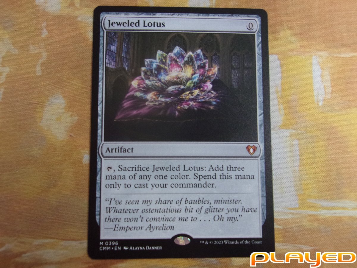 MTG 宝石の睡蓮/Jeweled Lotus 英語版 拡張 統率者レジェンズ MTG 宝石の睡蓮/Jeweled Lotus 英語版 拡張 統率者レジェンズ