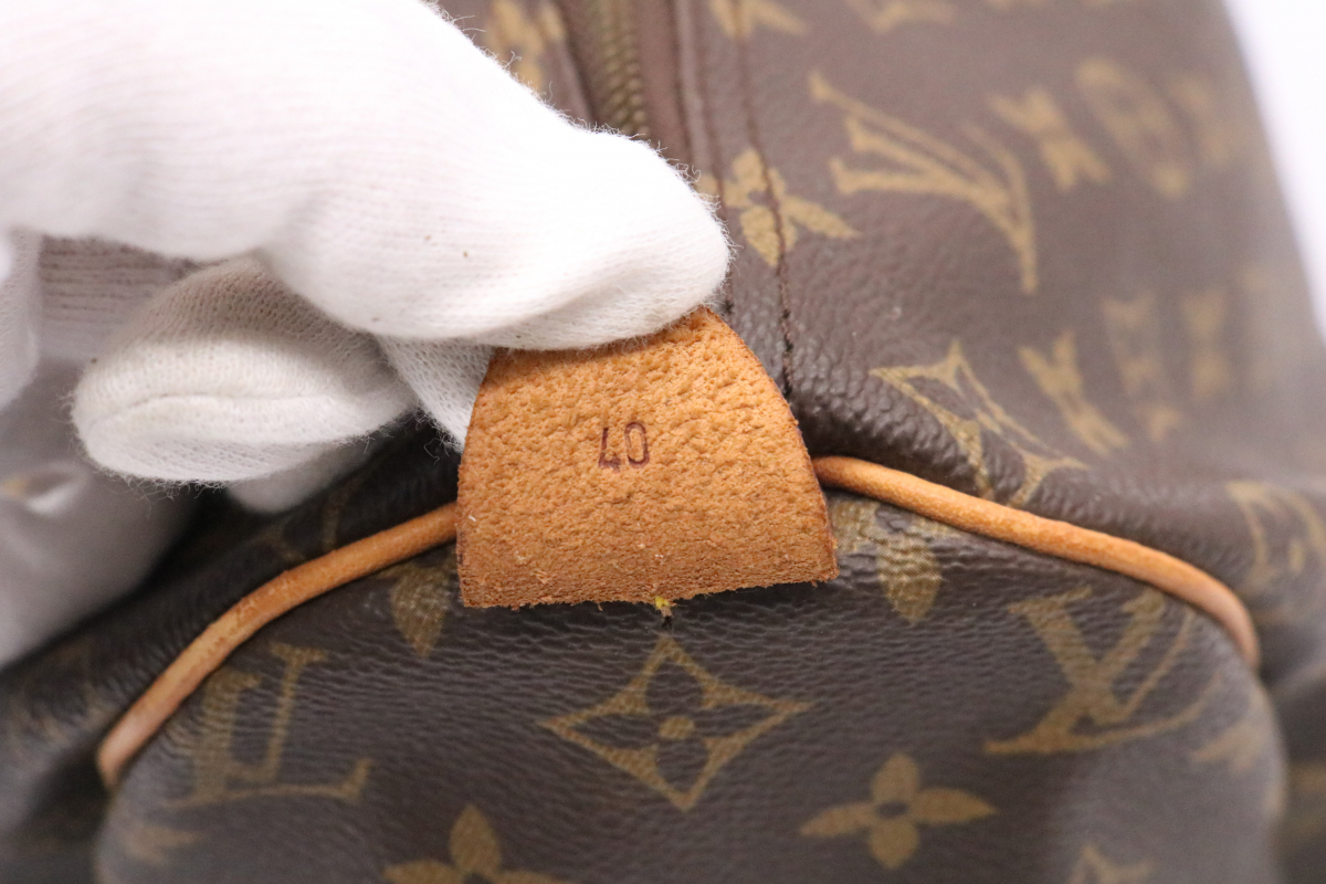 【ト滝】LOUIS VUITTON ルイヴィトン ハンドバッグ スピーディ40 M41522 モノグラム レザー ブラウン AB875DEM34_画像5