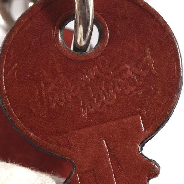 # Vivienne Westwood key ring leather key Heart Brown charm (0990011523)