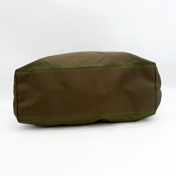 # Prada нейлон ручная сумочка Brown зеленый гарантия BR3170 (0990012729)
