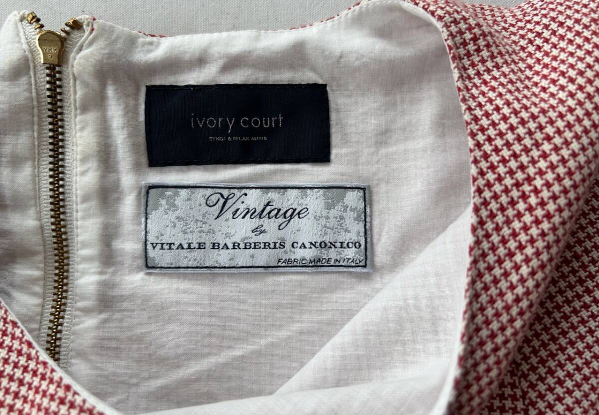 アイボリーコート ivory court × VITALE BARBERIS CANONICO リネン混プルオーバートップス_画像6