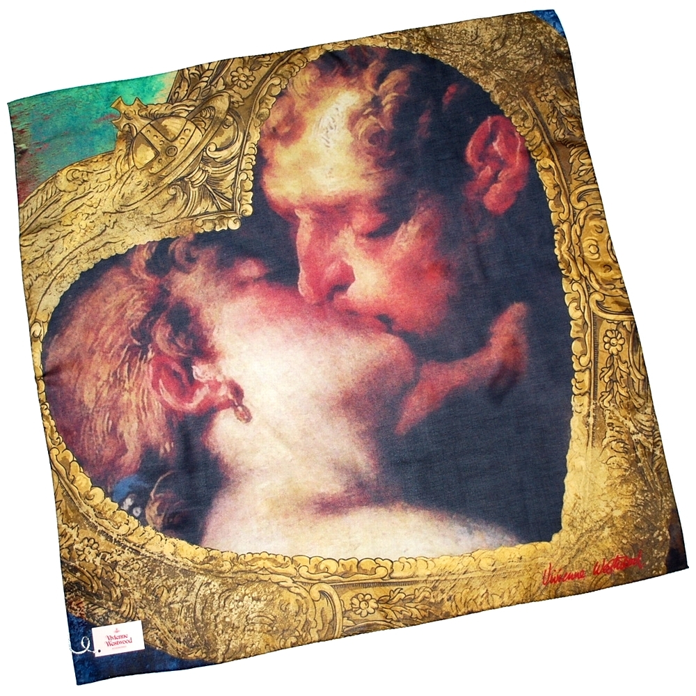  внутренний не поступление * Италия производства Hercules kisingHERCULES KISSING шарф Vivienne Westwood Vivienne Westwood muffler ORBo-b