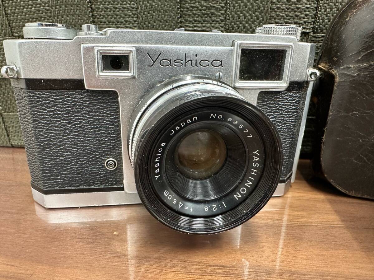 1円～シャッター〇 ヤシカ Yashica YASHICA 35 レンジファインダー Yashinon 4.5cm 45mm F2.8_画像2