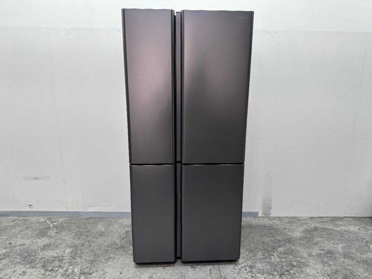 大阪発C　AQUA　ノンフロン冷凍冷蔵庫　AQR-TZA51M　512L/135kg 2022年製　G_画像1