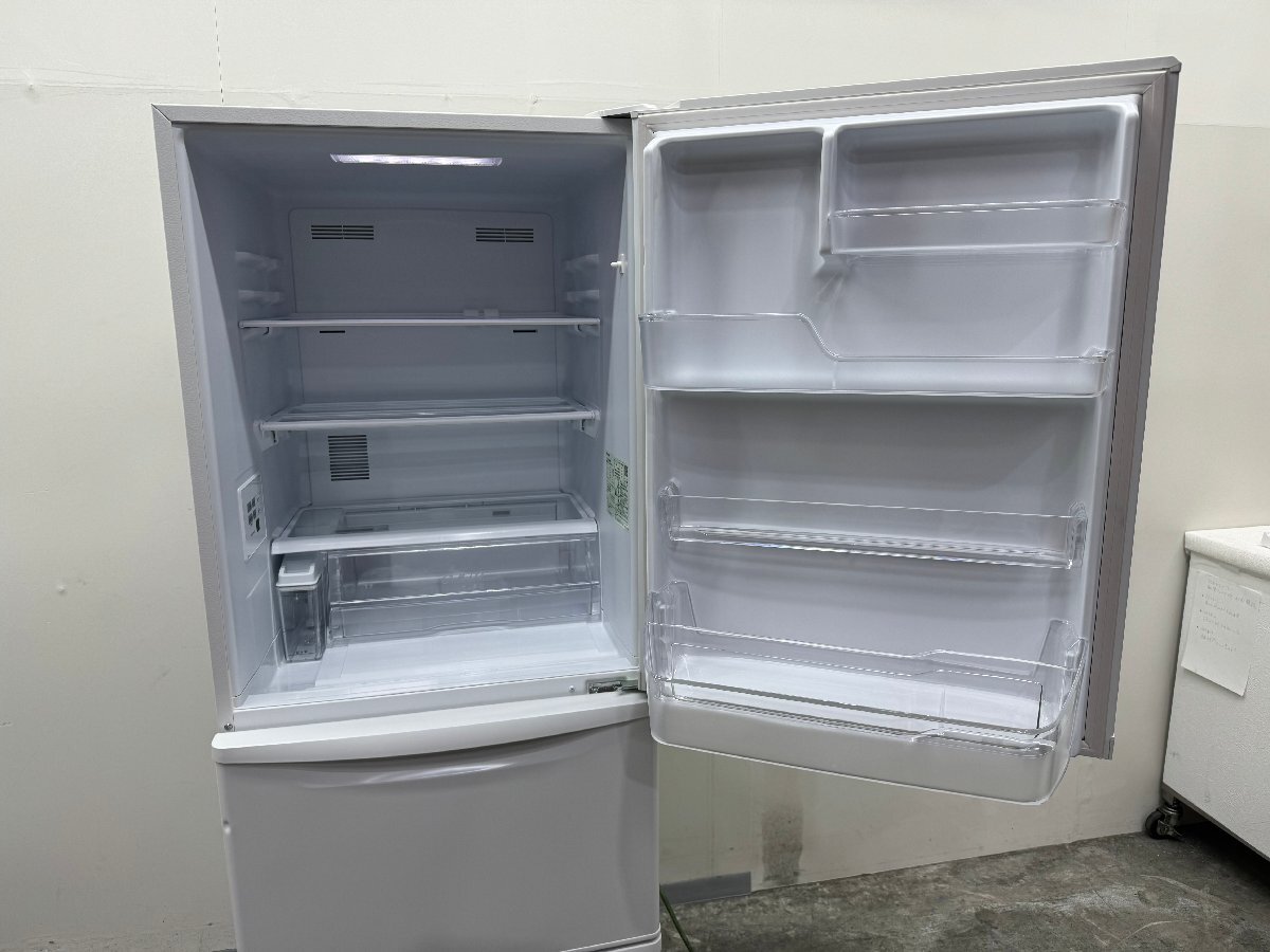 １円スタート　大阪発　Panasonic　ノンフロン冷凍冷蔵庫　NR-C344C-W　66kg/335L 2023年製　G_画像6