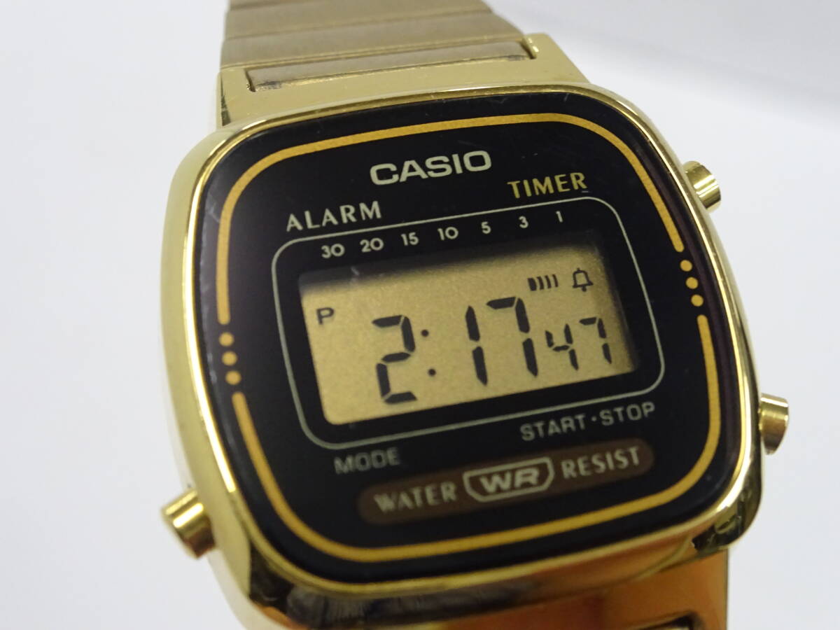 (つ-U-607)CASIO カシオ 腕時計 LA670W デジタル メンズ 動作品 中古_画像5