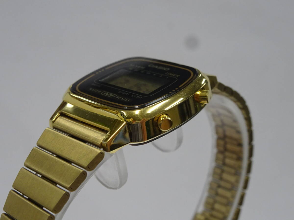 (つ-U-607)CASIO カシオ 腕時計 LA670W デジタル メンズ 動作品 中古_画像3