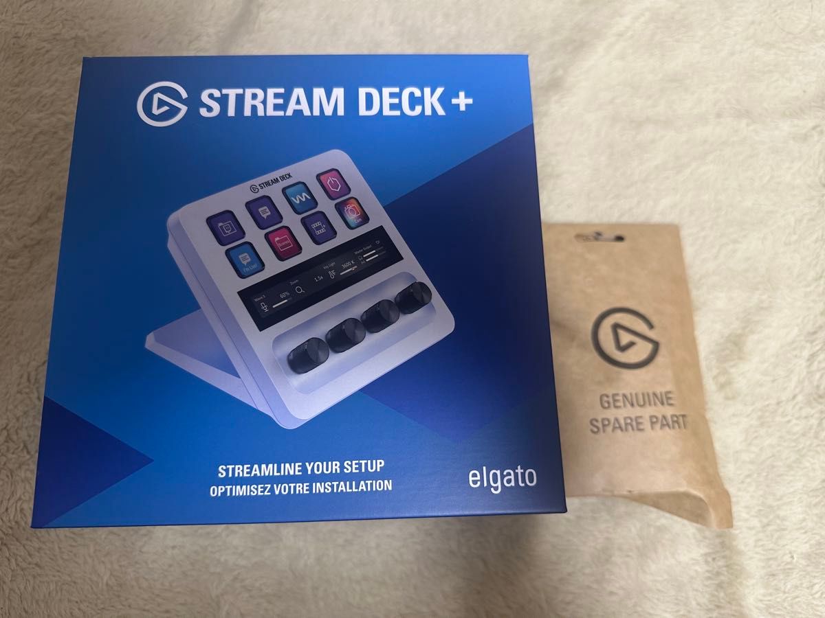 Elgato (エルガト) Stream Deck + (ストリームデックプラス ダイヤル ブルー付き