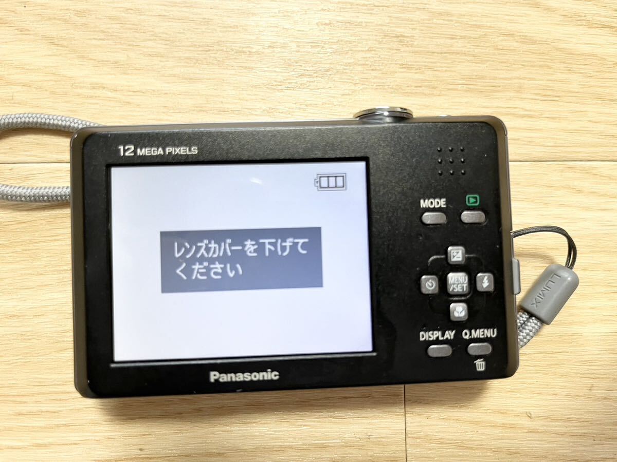 【used品】Panasonic パナソニック LUMIX DMC-FP1 1:3.5-5.9/6.3-25.2 デジタルカメラ ピンク_画像6