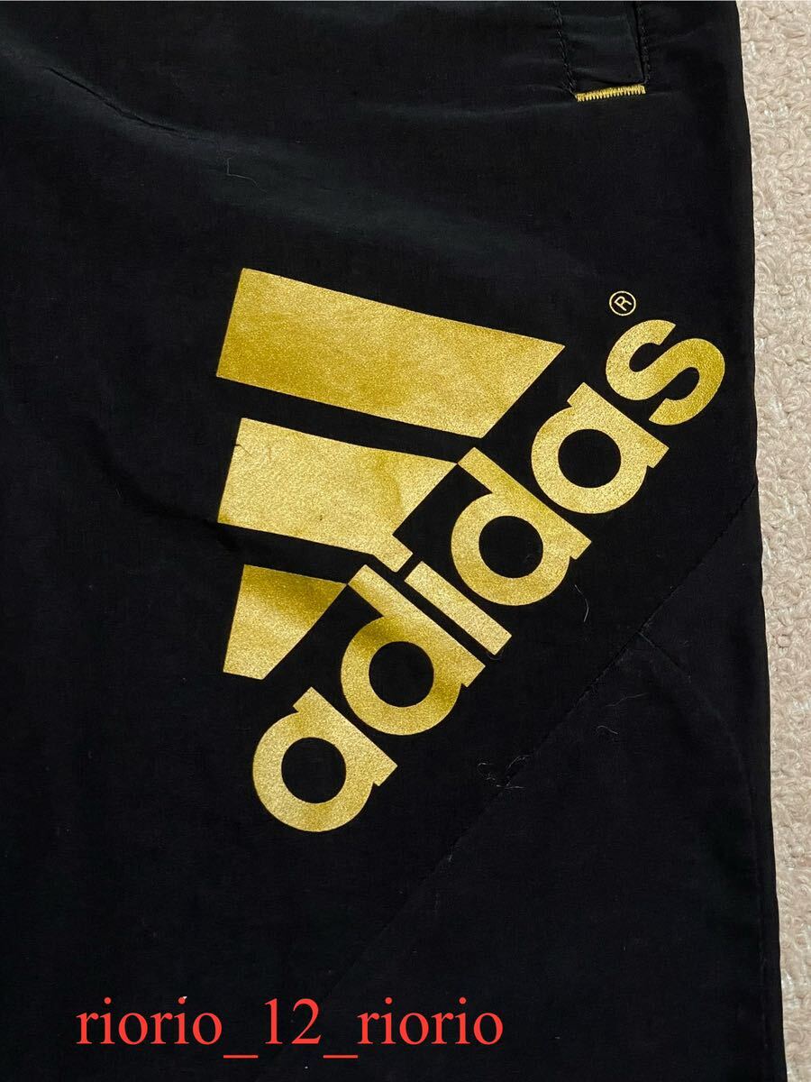 572　adidas　アディダス　男の子まとめ売り　ビッグロゴTシャツ　金ロゴハーフパンツ　2枚セット　size150_画像4