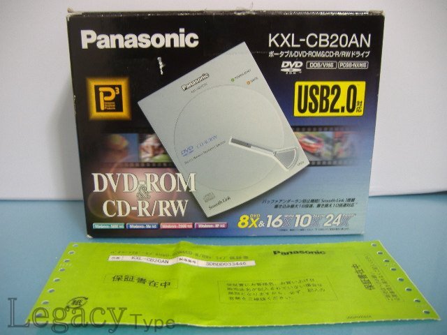 [Panasonic DVD-ROM&CD-R|RW Drive KXL-CB20AN]