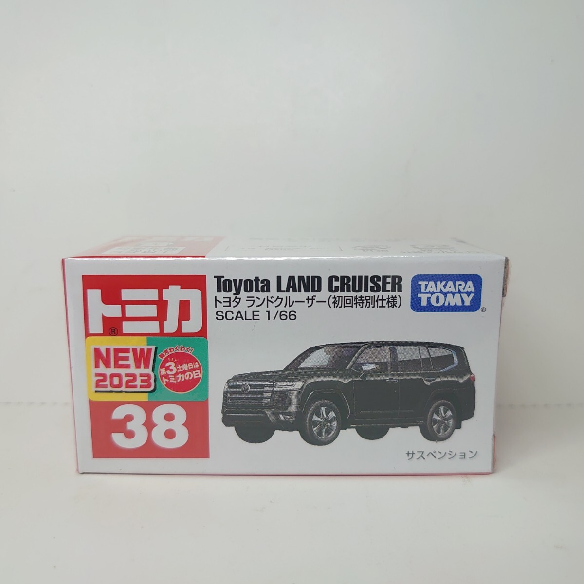 《希少》トミカ TOMICA 38 トヨタ ランドクルーザー (初回特別仕様) 黒 ランクル 300系 TOYOTA SUV 初回カラー ミニカー 同梱可_画像1