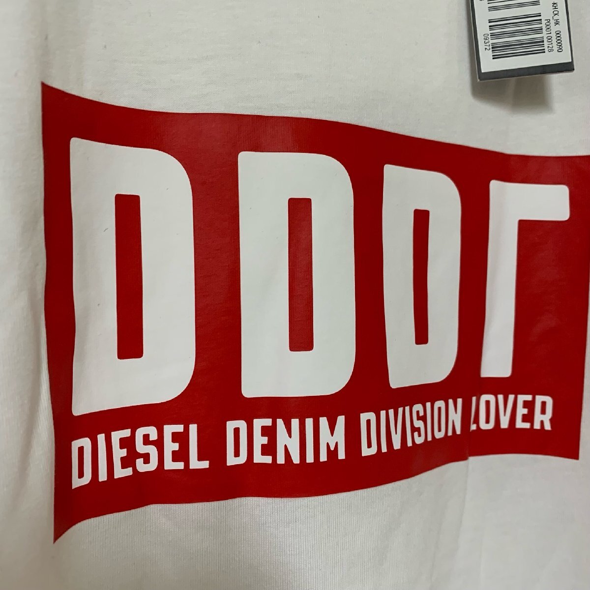 正規品/新品/未使用/XSサイズ■訳ありアウトレット品■タグ付き/定価8,580円■DIESEL ディーゼル メンズ コットン 半袖 Tシャツ 836_画像4