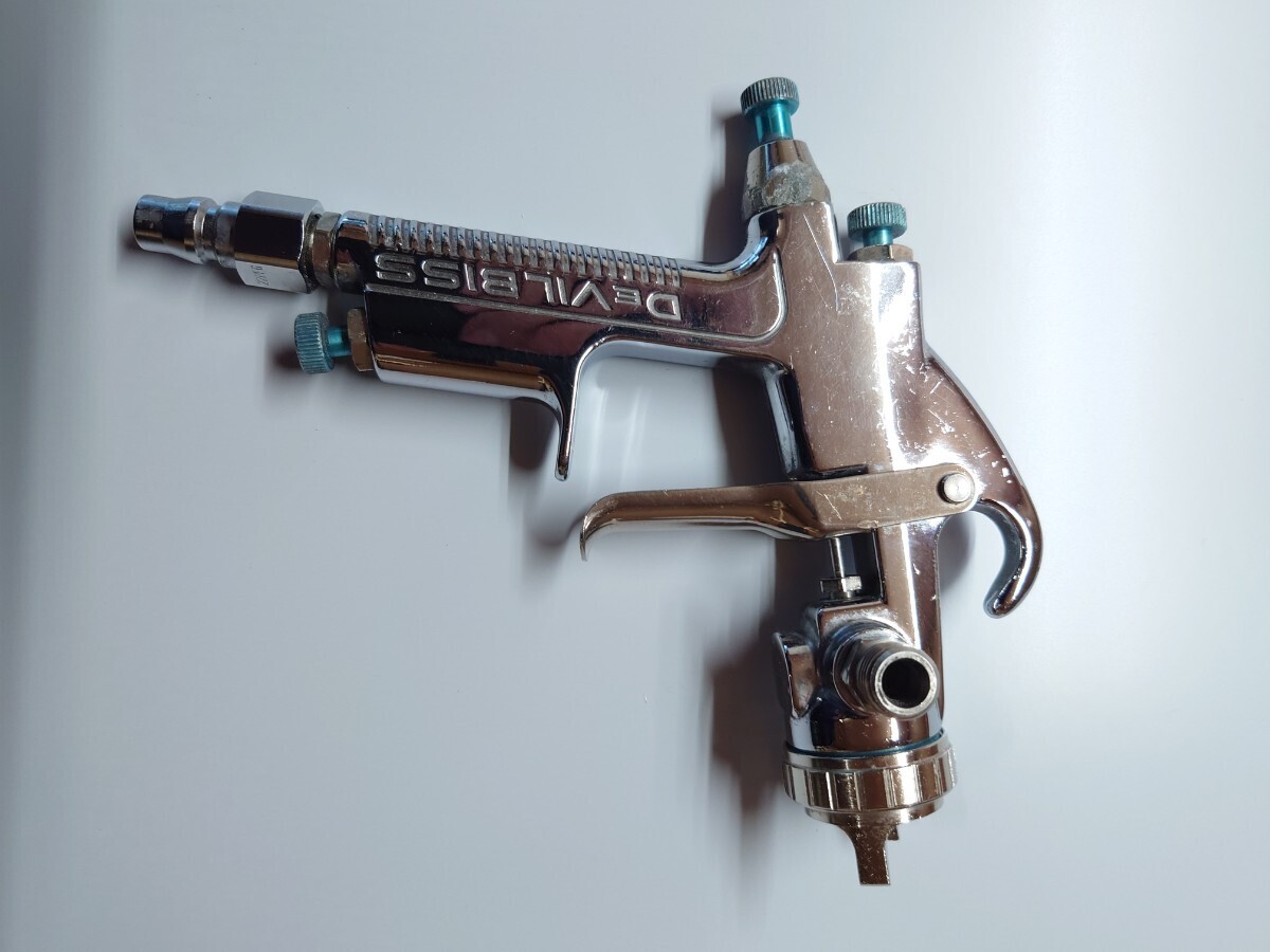  De Ville screw spray gun FUN[ secondhand goods ] cap less painting air 