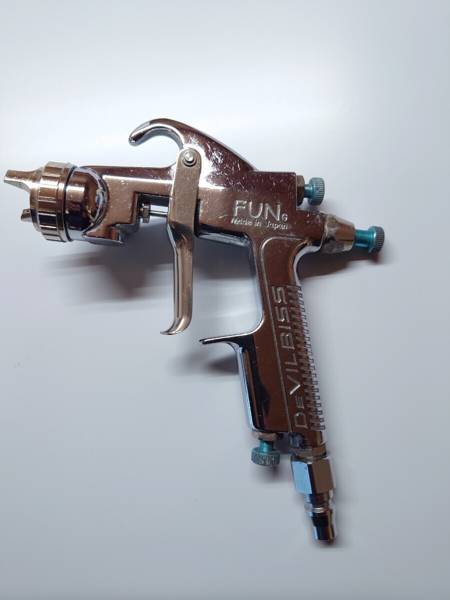  De Ville screw spray gun FUN[ secondhand goods ] cap less painting air 