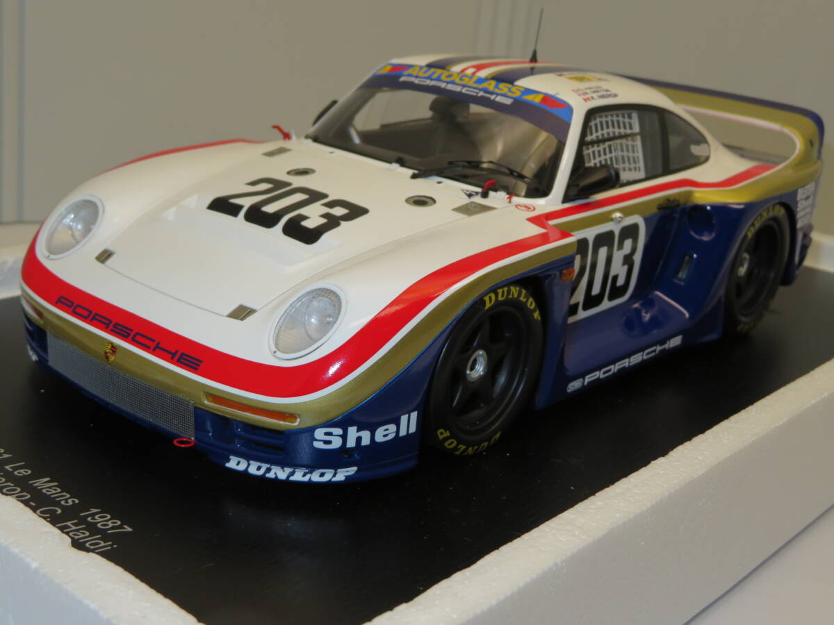 1/18 Porsche 961 No.203 Le Mans 1987 18S210 スパーク ポルシェ 961 No.203_画像2