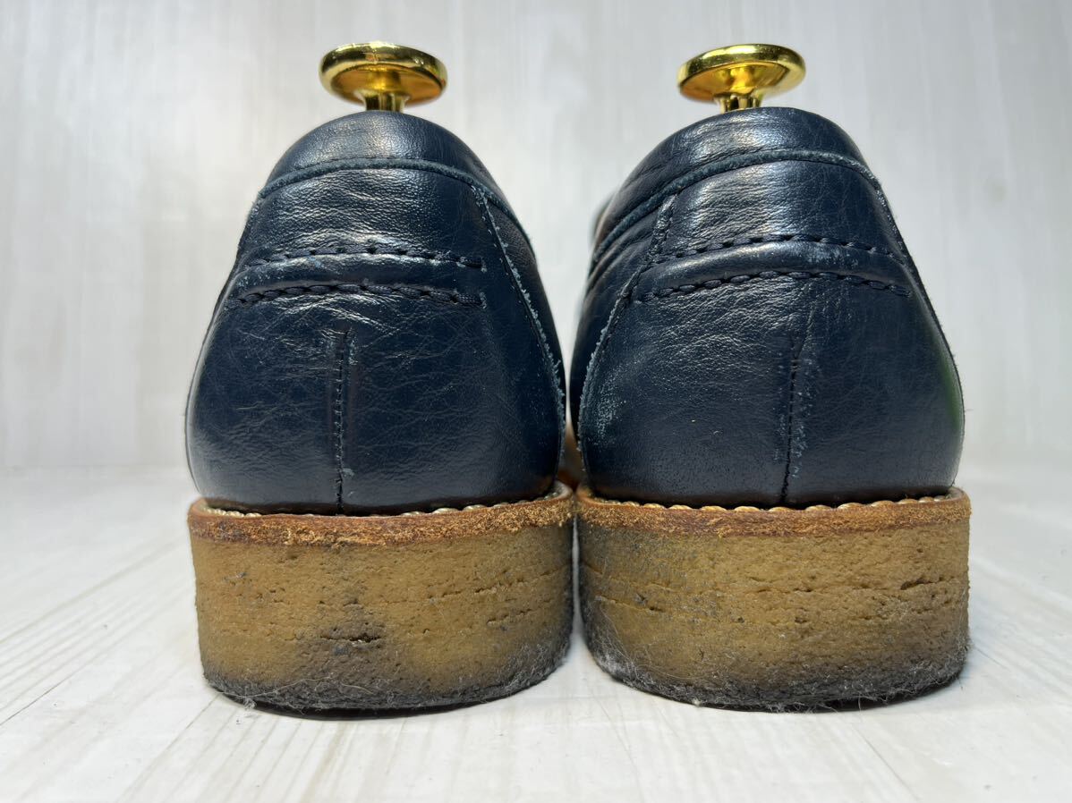  beautiful goods *hiroshi tsubouchi × EDIFICE Loafer 6≒23.5~24.0cmhirositsu bow chi Edifice navy leather shoes 