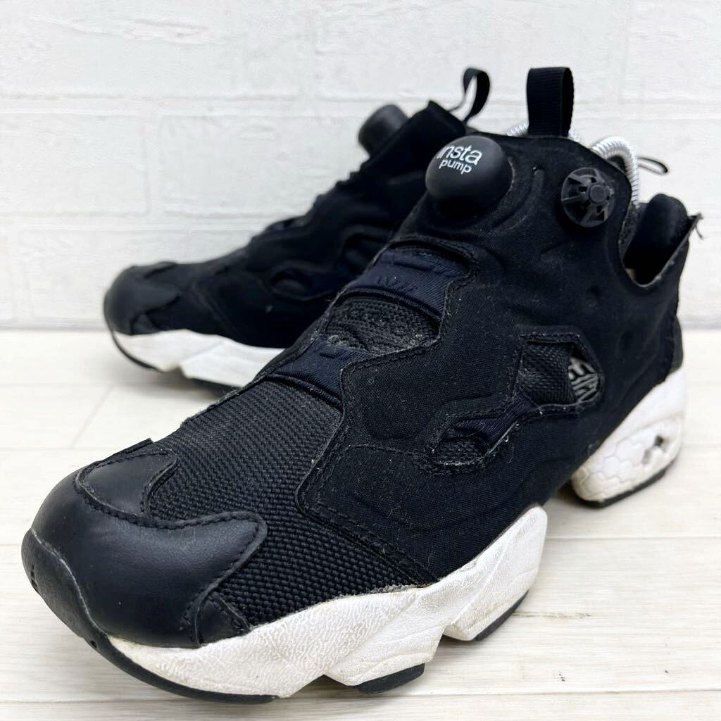 1441◎ Reebok Insta pumpFury リーボック インスタ ポンプフューリー 靴 シューズ スニーカー ローカット ブラック レディース23.5_画像1