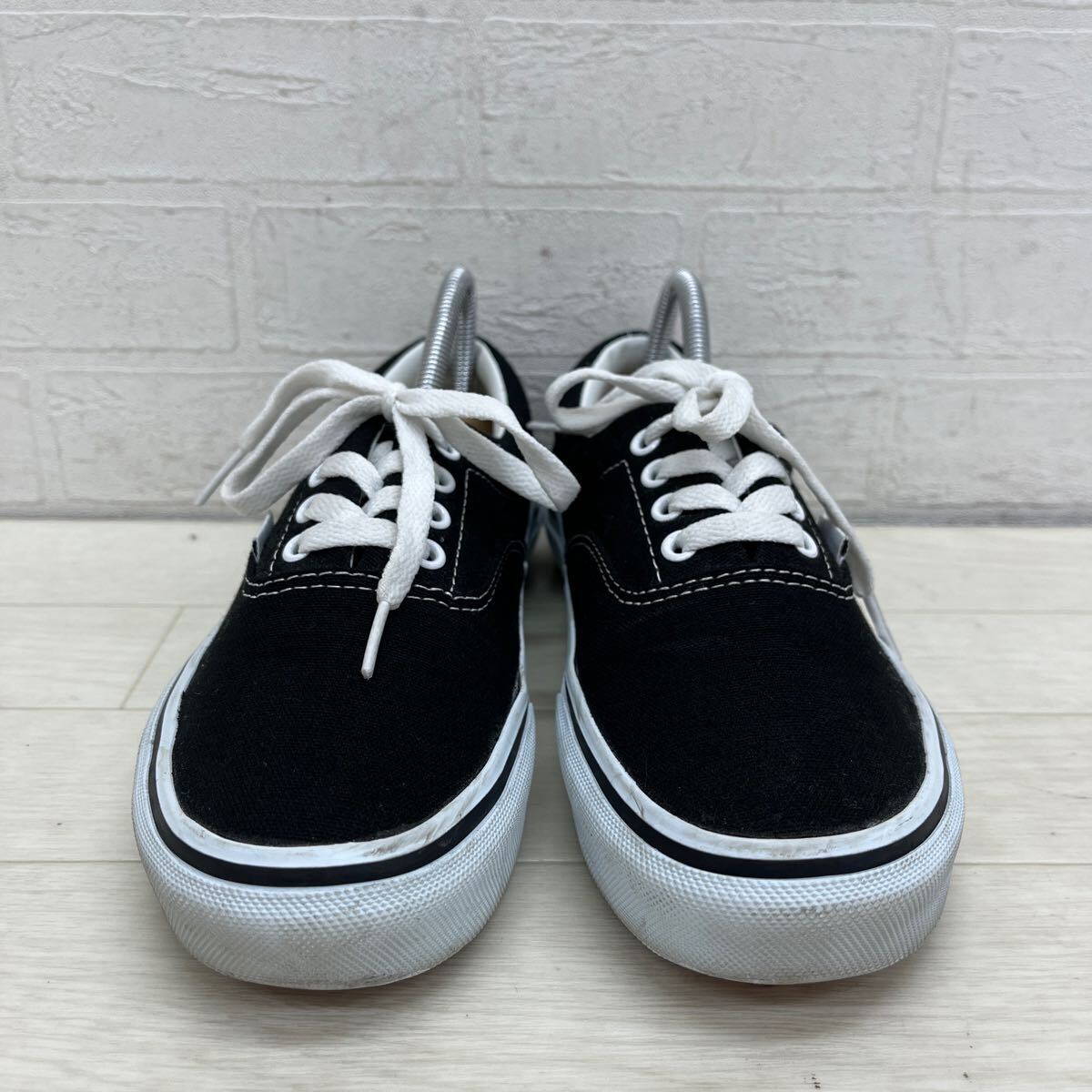 1440◎ VANS バンズ オーセンティック 靴 シューズ スニーカー ローカット フラットソール カジュアル ブラック レディース23.0_画像3